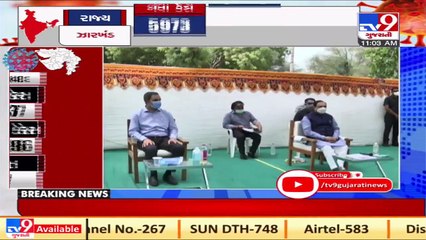 CM Rupani reached Kalol's Aarsodia village to review COVID situation _ Tv9GujaratiNews