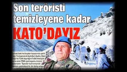 TSK'dan şehit düşen komutanlar anısına duygulandıran klip