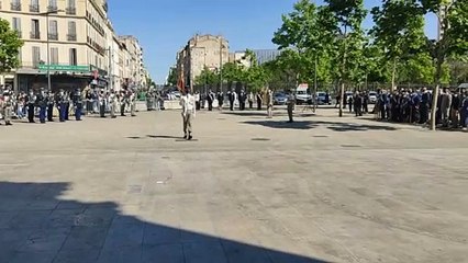 Commémoration du 8 mai : Une cérémonie à la Porte d'Aix à Marseille