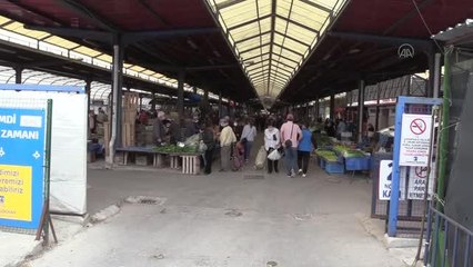 ÇANAKKALE - Halk pazarları Kovid-19 tedbirlerine uyularak açıldı