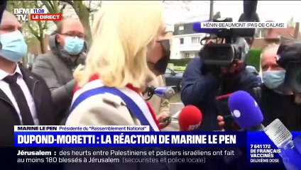 Dupond-Moretti : la réaction de Marine Le Pen - 08/05