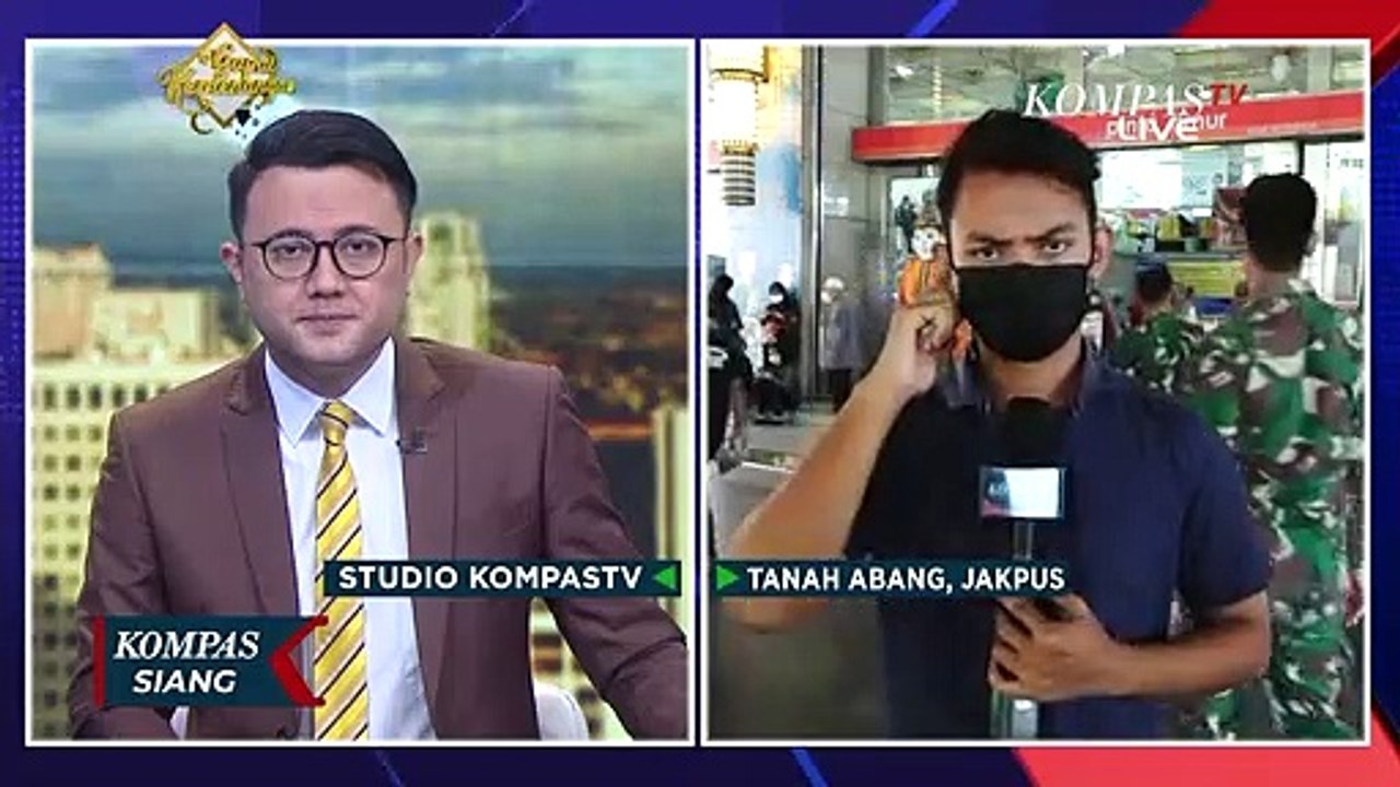Pasar Tanah Abang Ramai, Waspada Penyebaran Covid-19