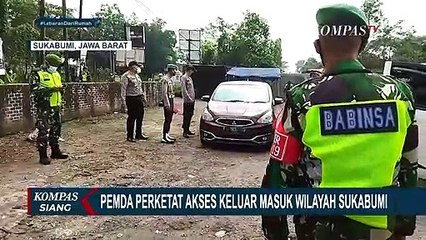 Polres Sukabumi Lakukan Penyekatan Mudik di Perbatasan Menuju Cianjur