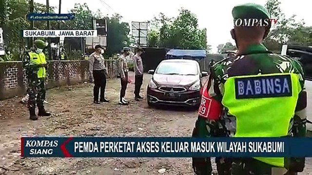 Polres Sukabumi Lakukan Penyekatan Mudik di Perbatasan Menuju Cianjur