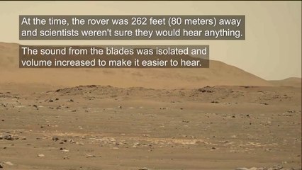 NASA Mars'tan ses kaydı yayınladı