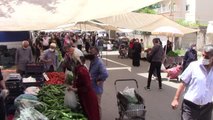 Kilis, Adıyaman ve Malatya'da pazar yerleri Kovid-19 tedbirleri alınarak açıldı