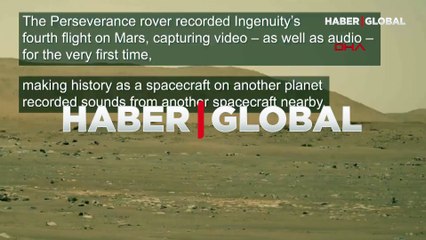 NASA'nın Mars'taki mini helikopterinin ses kaydı yayınlandı