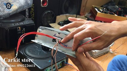 Ampli mono tháo xe 2 kênh chuyên đánh các dòng sub hơi,công xuất mỗi bên lên đến 200w lận