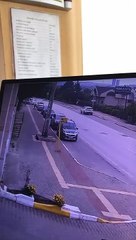 Bursa'da feci kaza! O anlar kamerada