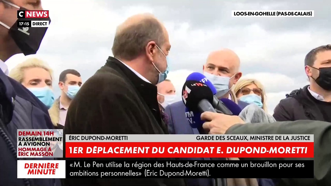 Hauts de France - Eric Dupont-Moretti s'en prend violemment à Marine Le Pen : "Je veux chasser le RN de ces terres, ce parti est celui de la haine"