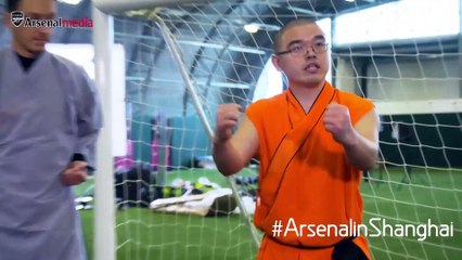 Mesut Özil Kung Fu dersine katıldı