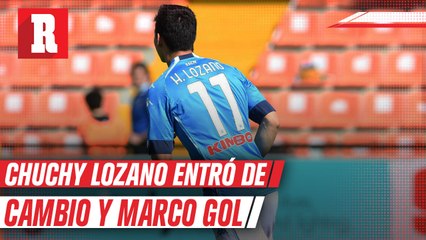 Hirving Lozano marcó gol en el triunfo del Napoli frente al Spezia