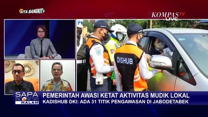 Pemerintah Awasi Kegiatan Mudik Lokal, Kadishub DKI: Ada 31 Titik Pengawasan di Jabodetabek