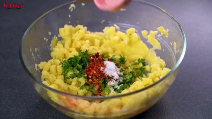 Potato Cheese Ball | Crispy Potato Cheese Ball | Crispy & Chessy Potato Snacks | N'Oven