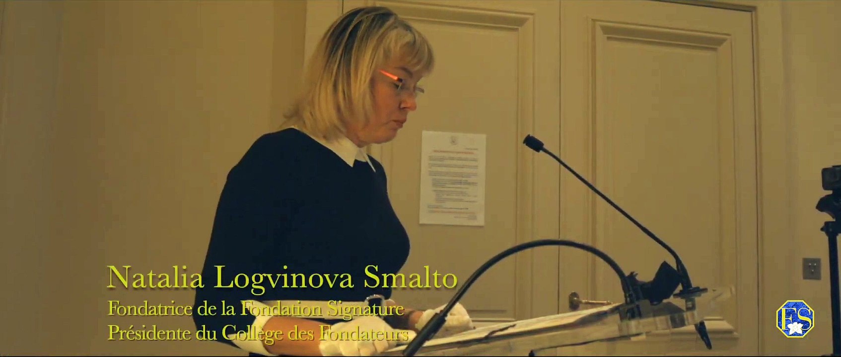 La remise des prix de la fondation Signature à linstitut de France le 7 Octobre 2020 Natalia Smalto