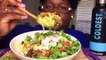 Chicken Burrito Bowl Mukbang + Simple Recipe 치킨 버리톨 보틀 무 바탕 + 간단한 레시피
