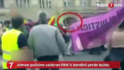 Alman polisinden PKK'lılara meydan dayağı!