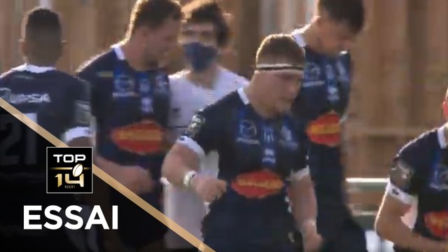 TOP 14 - Essai de Loris ZARANTONELLO (SUA) - Agen - Pau - J23 - Saison 2020/2021
