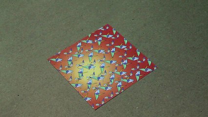 Six Petal Origami Flower (Origami Star Flower, Michael Lafosse)