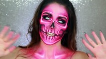 Neon Skull Tutorial | Halloween Make Up