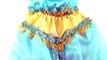 Disney Princesses Costumes & Kids Makeup With Colors Paints Pretend Play With Real Princess Dresses