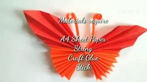 Pleated Paper Butterfly / Paper Craft/ Origami Butterfly / Diy