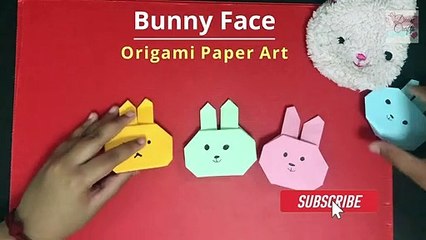 Origami Rabbit | Origami Bunny Face | Origami Animals | Diy Origami