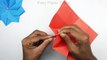 How To Make Beautiful Paper Flower | Origami Flower | Paper Things Without Glue | Easy Paper Crafts