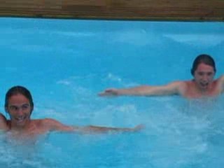 Haute Voltige en Double salto synchronisé, des Viven's & Co