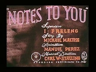 Sérénade Pour Porky Pig - Dessin Animé