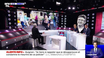 Sécurité : "La tension est extrême, il faut changer les méthodes de travail et de commandement", Jean-Luc Mélenchon - 09/05