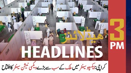 ARYNews Headlines | 3 PM | 9th MAY 2021