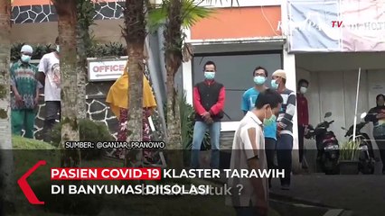 Momen Ganjar Semangati Pasien Klaster Tarawih Hingga Diajak Foto Jarak Jauh