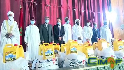 شركة اسمنت أفريقيا فرع تشاد توزع مواد غذائية ل1000 أسرة متعففة بانجمينا