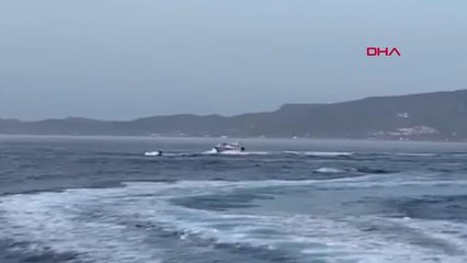 Son dakika: BALIKESİR YUNANİSTAN'IN GERİ İTTİĞİ GÖÇMENLERİN KURTARILMA ANLARI KAMERADA