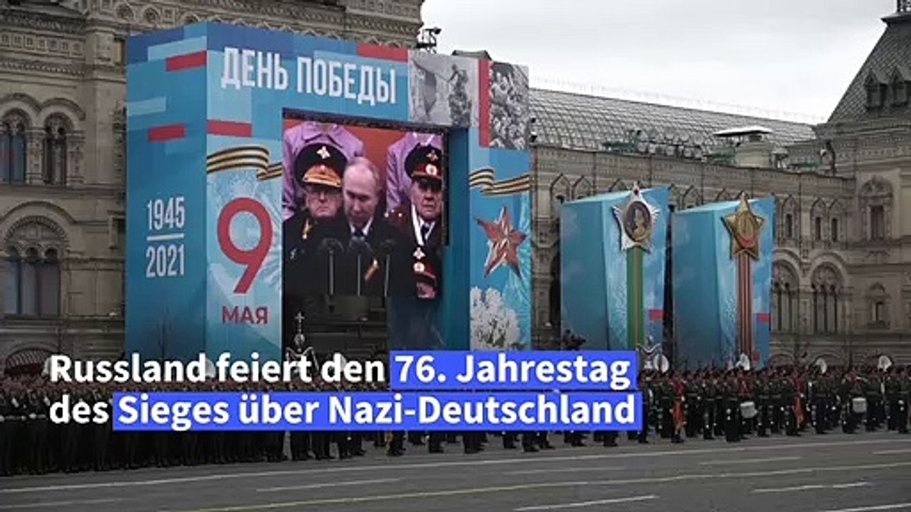 Russland feiert Sieg über Nazi-Deutschland vor 76 Jahren