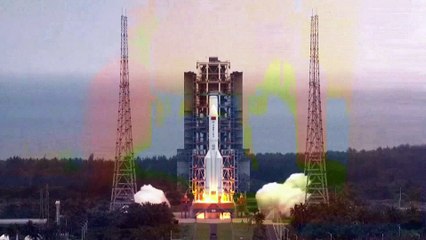 Restos de foguetão chinês caem no Índico