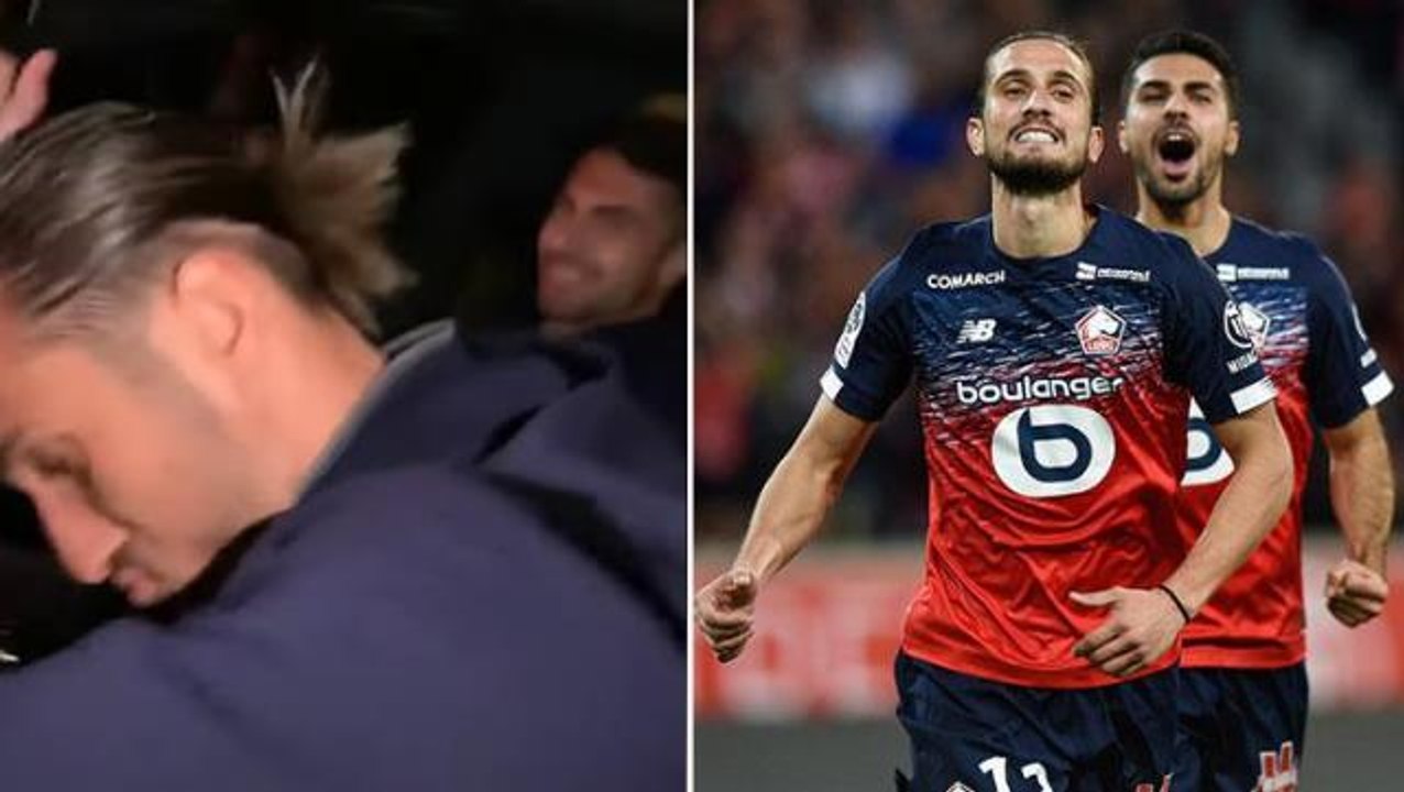 Yusuf Yazıcı ve Zeki Çelik, Lille taraftarıyla şarkılar söyleyip çılgınlar gibi dans etti! İşte o anlar