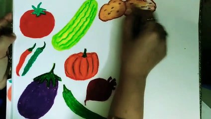 #Oilpastel #Drawing #Howtodraw  #Vegetables Vegetables Drawing For Kids