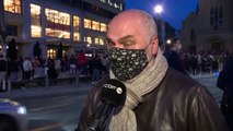 Intervención policial en Bruselas tras el fin del toque de queda