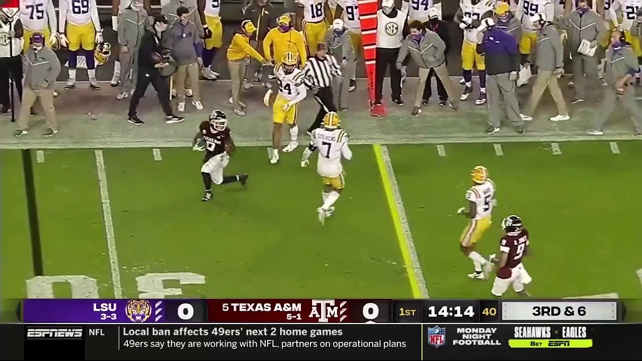 Lsu Vs #5 Texas A&M Highlights | College Football Week 13 | 2020 College Football Highlights