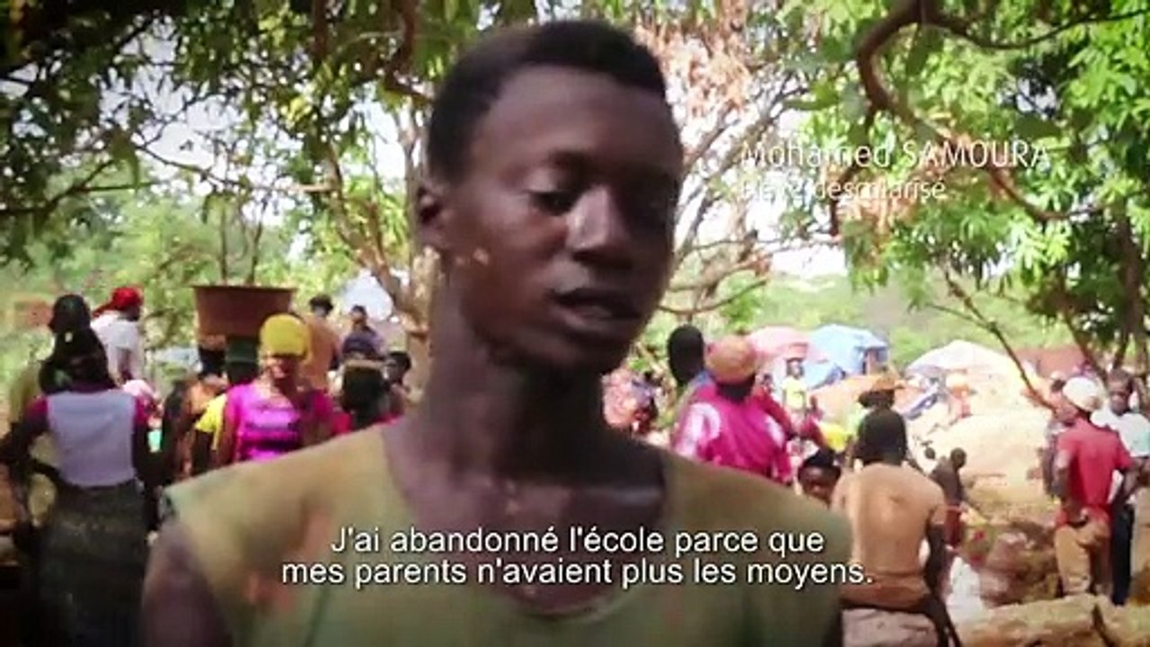 SIGUIRI Ces enfants qui désertent l’école pour les mines d'or (Un excellent reportage  d'ailleurs )
