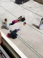 görümce 2'nci katın balkonundan düştü