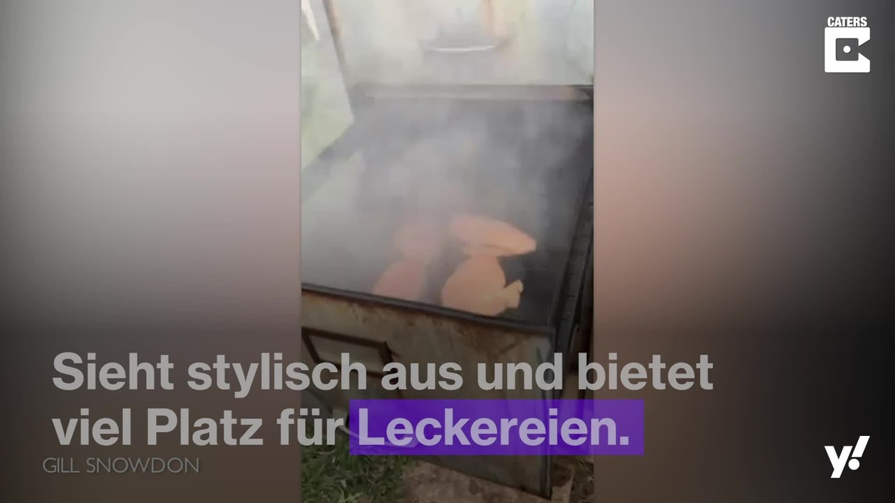 Coole Idee für die Grillsaison: Aktenschrank oder Smoker?