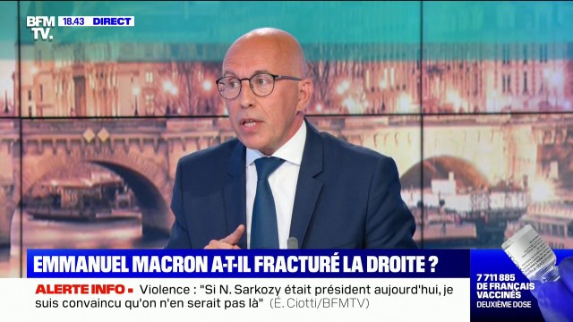 Éric Ciotti: Si Emmanuel Macron veut faire battre Xavier Bertrand, c'est qu'il a peur de lui