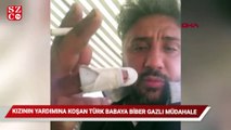 Almanya'da kazada yaralanan kızının yardımına koşan Türk babaya biber gazlı müdahale