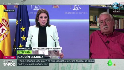 Joaquín Leguina responde a los desprecios de Lastra: "¿Y usted qué ha estudiado y dónde ha trabajado?"