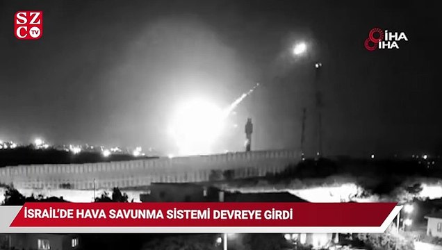 İsrail’de hava savunma sistemleri devreye girdi