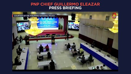 PNP chief Guillermo Eleazar press briefing | Monday, May 10
