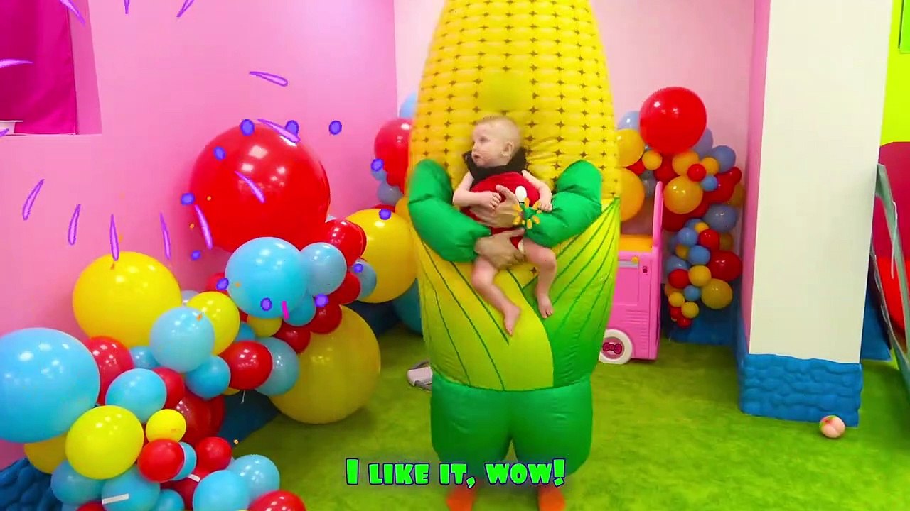 Yummy Fruits And Vegetables + More Kids Songs And Videos With Five Kids